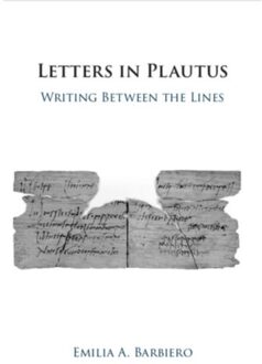 Letters In Plautus - Barbiero, Emilia A. (New York Un
