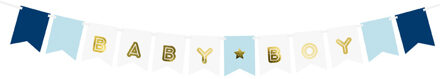 Letterslinger Baby Boy 250cm Blauw
