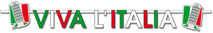 Letterslinger Itali? - 170 x 15 cm - papier/karton - brandvertragend - Italiaans versiering