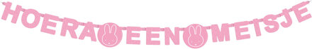 Letterslinger Nijntje Roze Hoera Een Meisje