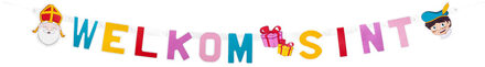 Letterslinger 'Welkom Sint' (1,5m) Multikleur - Print