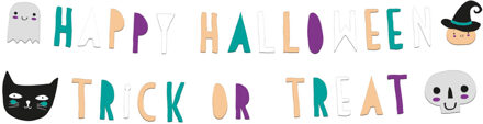 Letterslingers Happy Halloween (2st) Multikleur - Print