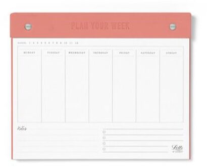 Letts of London conscious collection weekplanner assorti