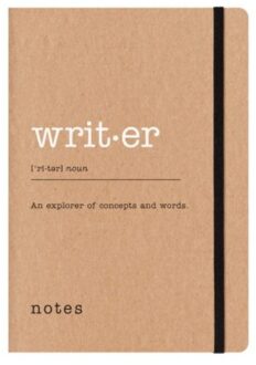 Letts of London eco writers words notitieboekje, a5, dotted, kraft