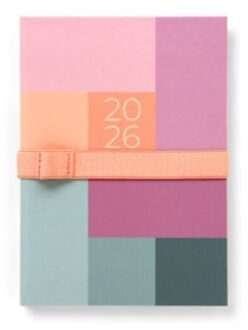 Letts of London Letts of londen gradient agenda 2026, 1 week per 2 pagina's, a6, assorti