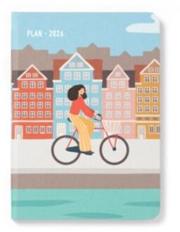 Letts of London Letts of londen wanderlust agenda 2026, 1 week per 2 pagina's, a6, assorti