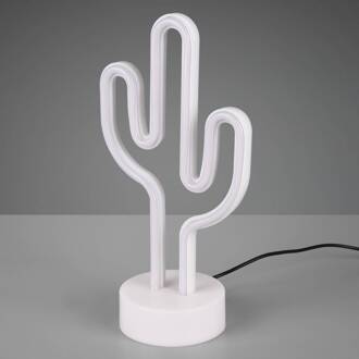 Leuchten Reality Cactus Tafellamp Led excl. Batterijen / USB Wit