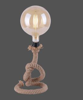 LeuchtenDirekt Leuchten Direct ropa - Tafellamp - 1 lichts - H 330 mm - Bruin