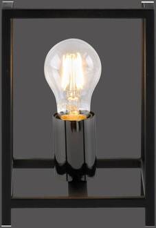 LeuchtenDirekt Tafellamp Fabio B 15 cm H 23,5 cm zwart