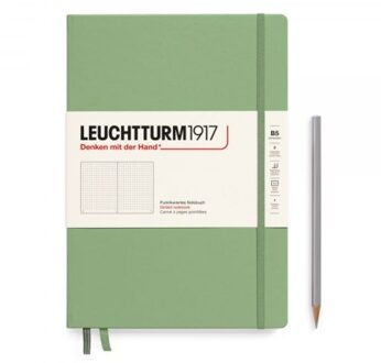 Leuchtturm1917 Leuchtturm 1917 notitieboek, hardcover, composition (b5), dotted, sage groen
