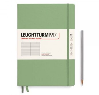 Leuchtturm1917 Leuchtturm 1917 notitieboek, hardcover, composition (b5), gelinieerd, sage groen