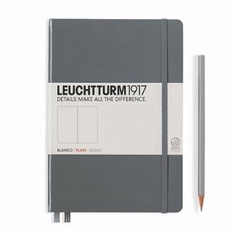 Leuchtturm1917 Notitieboek Antraciet - Medium - Blanco
