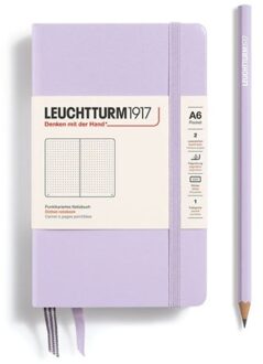 Leuchtturm1917 notitieboek, hardcover, pocket (a6), dotted, lila