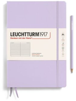 Leuchtturm1917 notitieboek, softcover, composition (b5), gelinieerd, lila