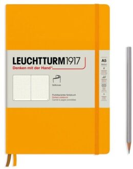 Leuchtturm1917 notitieboek, softcover, medium a5, dotted, rising sun