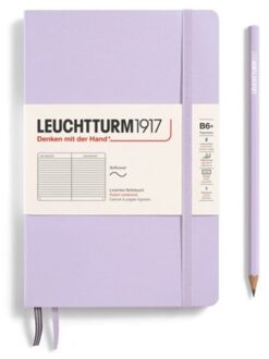 Leuchtturm1917 notitieboek, softcover, paperback (b6+), gelinieerd, lila