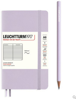 Leuchtturm1917 notitieboek, softcover, pocket (a6), gelinieerd, lila