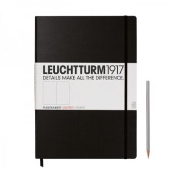 Leuchtturm1917 Notitieboek XL - Master Classic Puntjes - Zwart