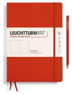 Leuchtturm1917 notitieboekje hardcover composition b5 blanco vos rood