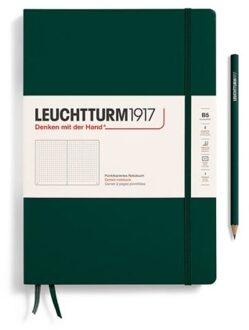 Leuchtturm1917 notitieboekje hardcover composition b5 dotted bos groen