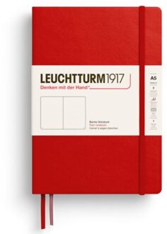 Leuchtturm1917 notitieboekje, hardcover, medium a5, blanco, cherry