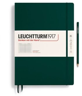 Leuchtturm1917 notitieboekje master classic a4+ gelinieerd bos groen