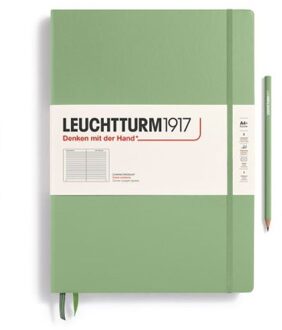 Leuchtturm1917 notitieboekje master classic a4+ gelinieerd salie groen