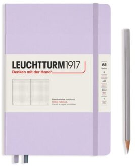 Leuchtturm1917 notitieboekje medium a5 dotted lila