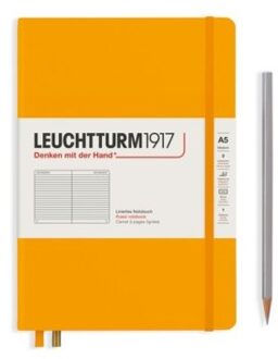 Leuchtturm1917 notitieboekje medium a5 gelinieerd rising sun