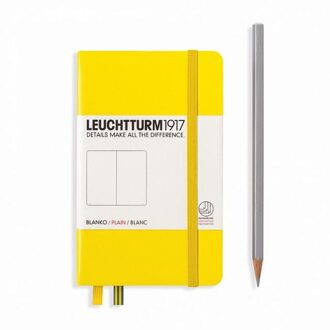 Leuchtturm1917 notitieboekje pocket a6 blanco geel