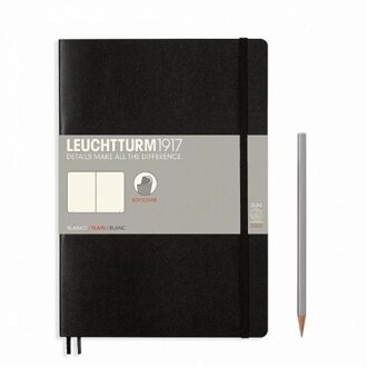 Leuchtturm1917 notitieboekje softcover composition b5 blanco zwart