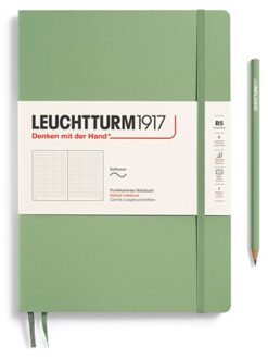 Leuchtturm1917 notitieboekje softcover composition b5 dotted sage green