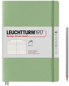 Leuchtturm1917 notitieboekje softcover composition b5 gelinieerd sage groen