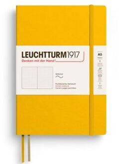 Leuchtturm1917 notitieboekje, softcover, medium a5, dotted, sunflower