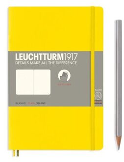 Leuchtturm1917 notitieboekje softcover paperback b6+ blanco geel