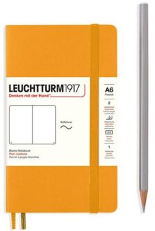 Leuchtturm1917 notitieboekje softcover pocket a6 blanco rising sun
