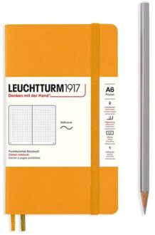 Leuchtturm1917 notitieboekje softcover pocket a6 dotted rising sun