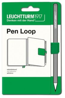 Leuchtturm1917 pen loop zelfklevende pennenlus lenteblad groen