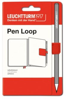 Leuchtturm1917 pen loop zelfklevende pennenlus lobster rood