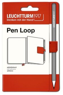 Leuchtturm1917 pen loop zelfklevende pennenlus vos rood