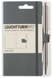 Leuchtturm1917 Pen loop zelfklevende pennenlus xl, kleur antraciet