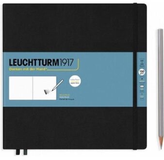Leuchtturm1917 schetsboek, formaat 22,5 x 22,5 cm., kleur zwart