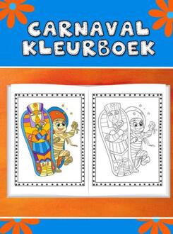 Leuk Carnaval Kleurboek Voor Kinderen - Mieke Stevens