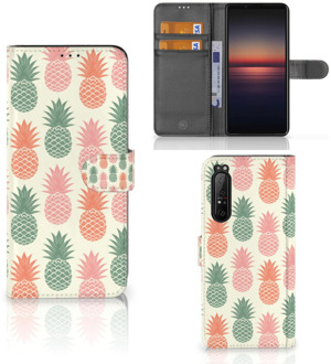 Leuk Hoesje Sony Xperia 1 II Smartphone Hoesje Ananas