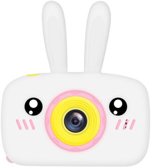 Leuke 2.0 ''Inch Hd 1080P Kids Kinderen Baby Digitale Camera 600Mah 1440x1080 wit konijn