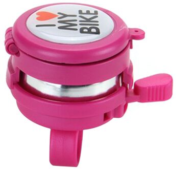 Leuke 2 In 1 Fietsbel En Spiegel Voor Kid Meisje Bike Horn Alarm Waarschuwing Bell Ring Aluminium Plastic Clear geluid Fiets Accessoires