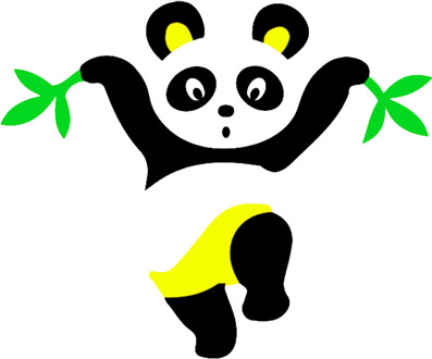 Leuke 3D Acryl Panda Muurstickers Kinderkamer Baby Kleuterschool Crystal Kungfu Panda 3D Stickers Home Decor Accessoires S 60(H)x72(W)cm