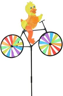 Leuke 3D Dier Op Fiets Windmolen Draaimolen Tuin Gazon Yard Decor Wind Spinner