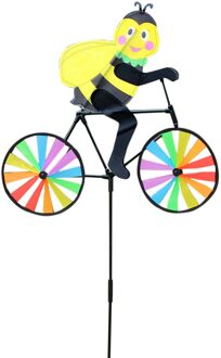 Leuke 3D Dier Op Fiets Windmolen Wind Spinner Pinwheel Huis Tuin Yard Decor Home Decor B