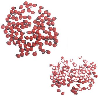 Leuke 3D Lieveheersbeestje Koelkast Koelkast Muurstickers Party Slaapkamer Decor